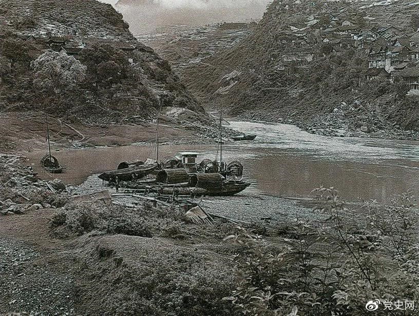 1935年3月21日至22日,红一方面军四渡赤水的渡口之一——二郎滩渡口。